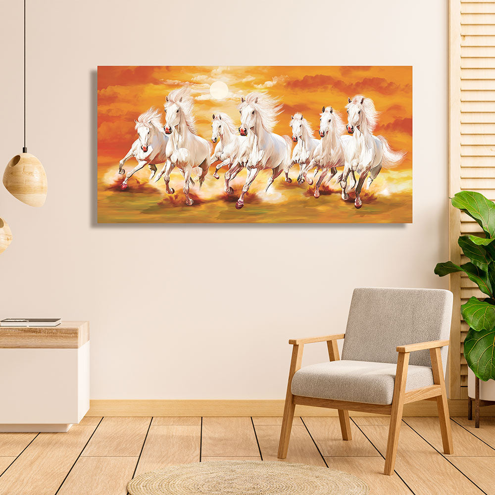 7 Horse Vastu Canvas Painting For Energize Your Space with Prosperity and Harmony (Copy)
