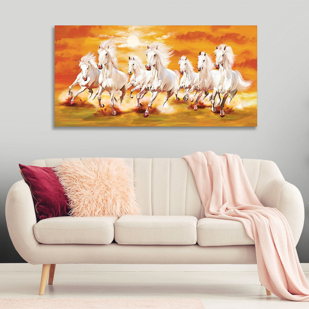 7 Horse Vastu Canvas Painting For Energize Your Space with Prosperity and Harmony (Copy)